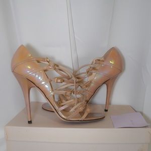 ⚡️JIMMY CHOO⚡️ iridescent nude shoes